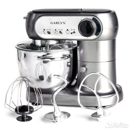 Кухонная машина Garlyn S-350, серебристый