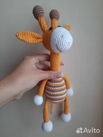 Набор: пинетки, игрушка-жирафик, шуршащие ушки