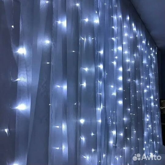 Гирлянда занавес 3*3м Feron CL24 41631 5000К 41627