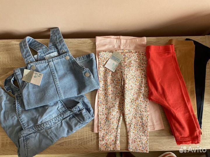Комбинезон, лосины Next Primark 6-9 месяцев