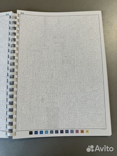 Раскраска по номерам Disney Princesses