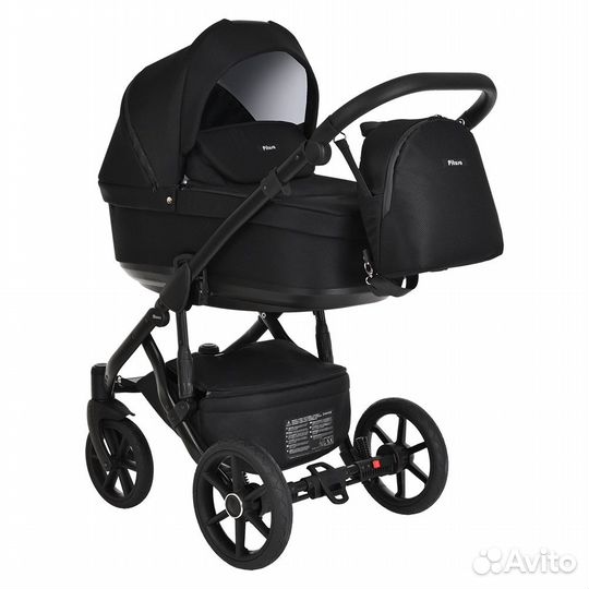 Коляска 2в1 pituso Moon Luxury Black