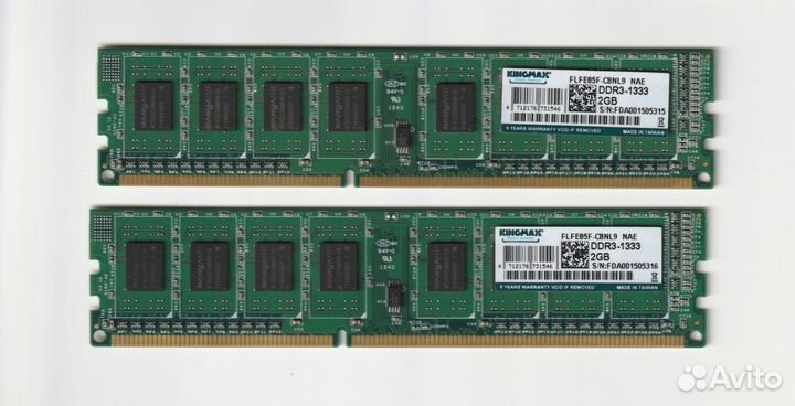 Память DDR2 по 2Gb и DDR3 по 2/4Gb