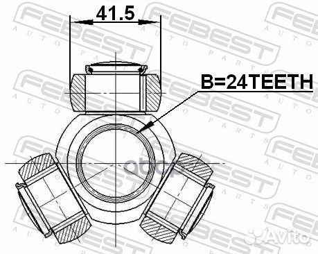 Трипод 2116TC718tdci Febest