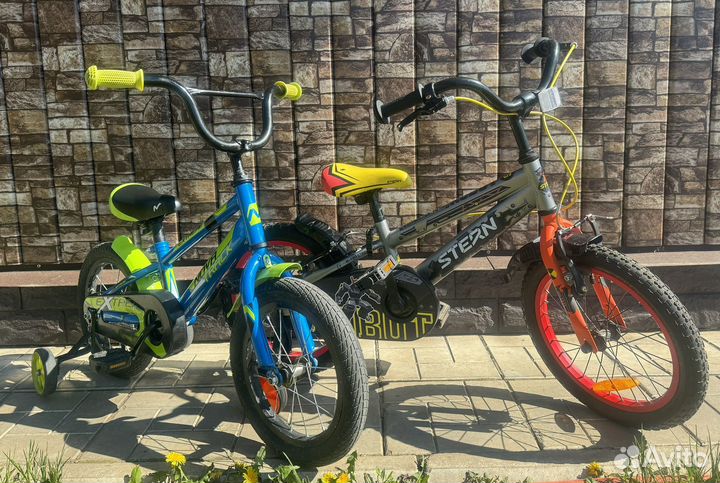 Велосипед 14 и 16 дюймов