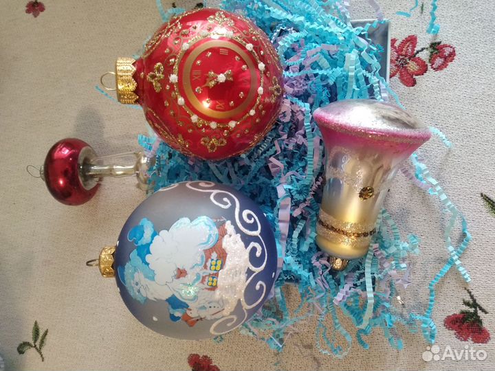 Елочные игрушки СССР и современные