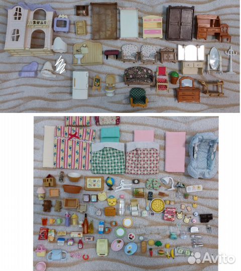 Домик,мебель,аксессуары Sylvanian families,сельван