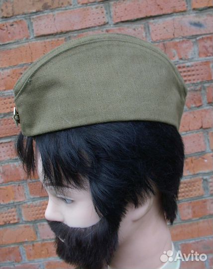 Солдатская пилотка со звездой военная форма