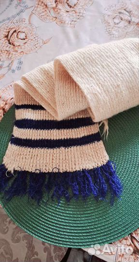 Шарф шерстяной, ретро