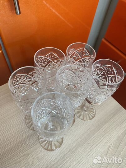 Рюмки хрусталь и стекло