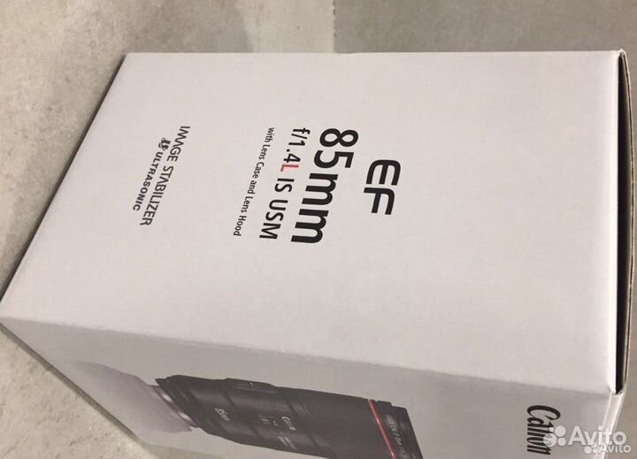 Canon EF 85 f1.4L IS USM, новый
