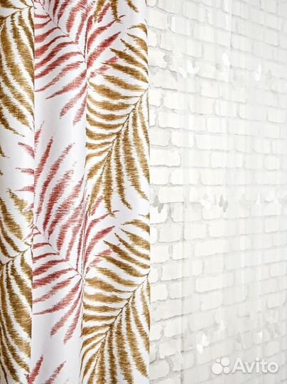 Прямые шторы классические на заказ