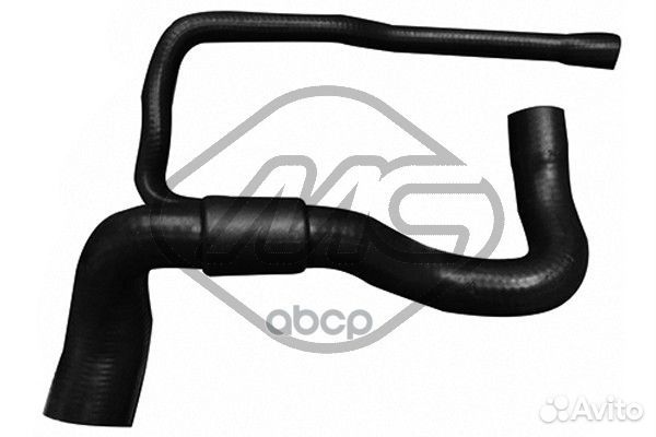 Патрубок радиатора opel corsa D 07489 metalcaucho
