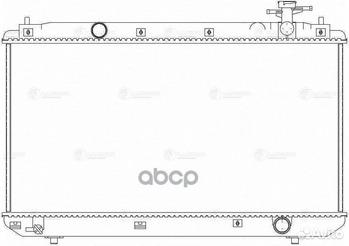 Радиатор охлаждения двигателя chery tiggo T11 0