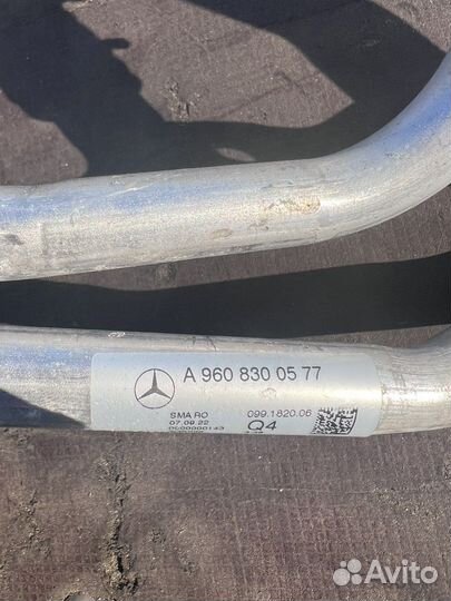 Трубки отопителя Mercedes Actros 9608300577