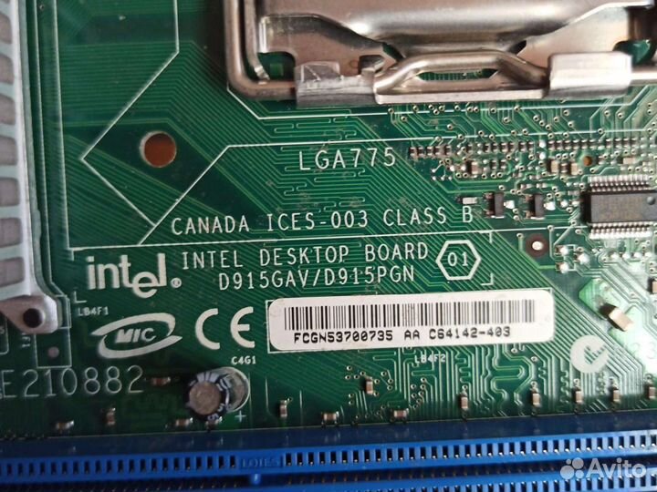 Материнская плата 775 на разбор