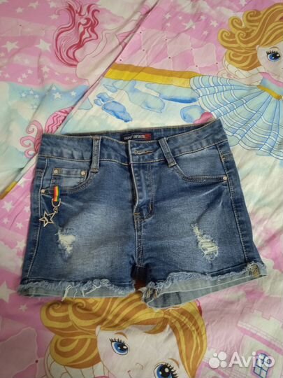 Джинсовые шорты для девочки