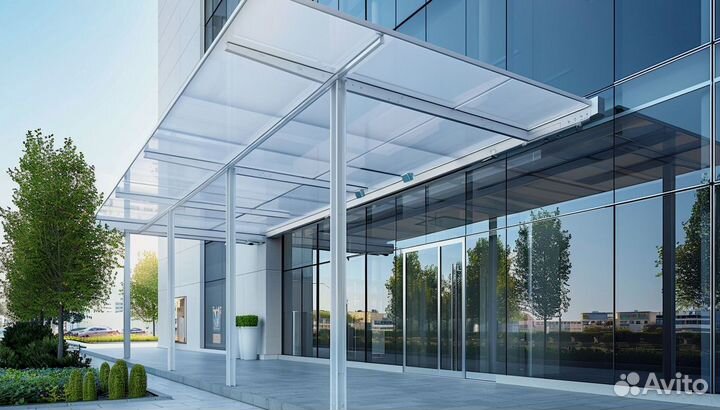 Козырьки над крыльцом