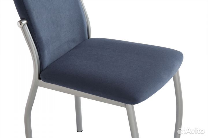 Стул пекин хром/тк. Галакси смарт 30 синий