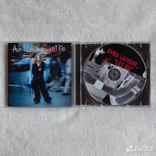 Avril Lavigne - Let GO, cd диск с автографом