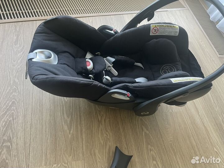 Автомобильная люлька cybex с базой и переходниками