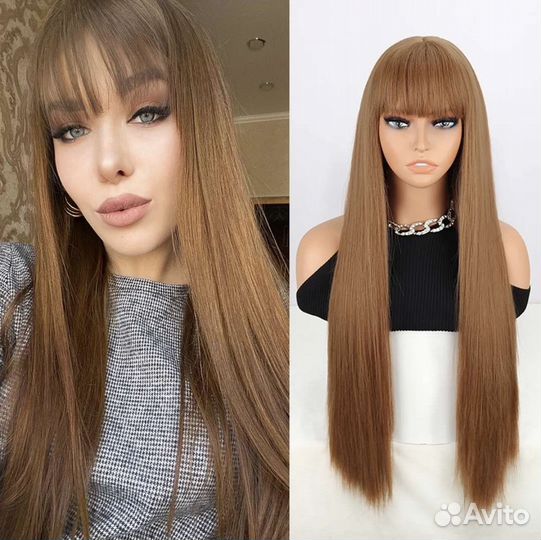 Парик светлый каштан. Новый, красивый