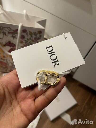 Оригинальная брошь Christian Dior Clair D Lune