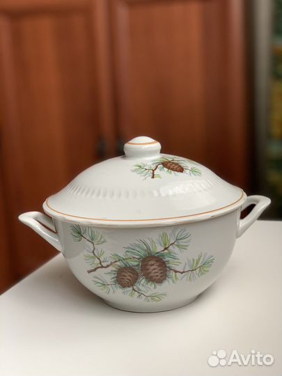 Набор столовой посуды Шишки СССР