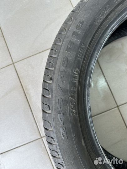 Pirelli Cinturato P7 245/45 R18 и 275/40 R18
