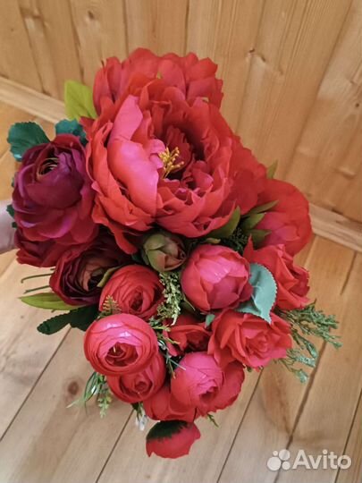 Набор искусственных цветов для декора и творчества