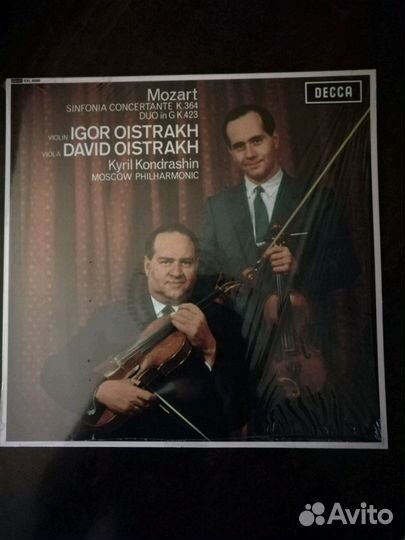 Грампластинка Igor&David Oistrakh. Mozart