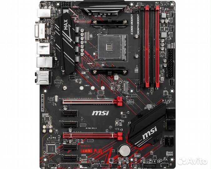 Материнская плата MSI B450 gaming plus MAX