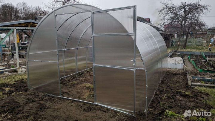 Теплица усиленная 10м поликарбонат,рассрочка