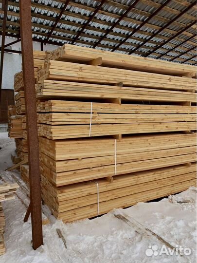 Доска обрезная 50х200х6000мм от производителя