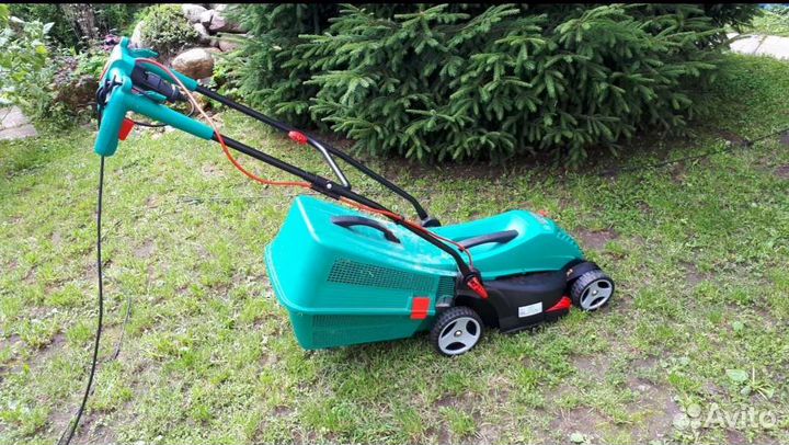 Газонокосилка электрическая bosch