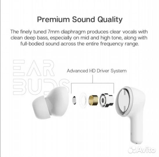 Беспроводные наушники Honor Choice Earbuds X1 новы