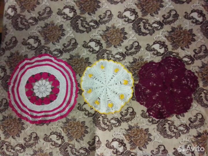 Салфетки вязаные
