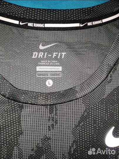 Футболка спортивная для бега Nike dri-fit