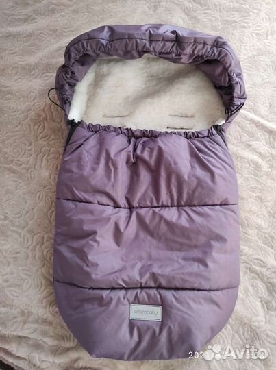 Зимний меховой конверт