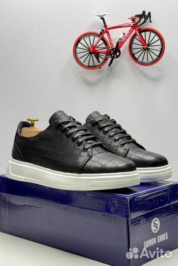 Кроссовки мужские натуральная кожа