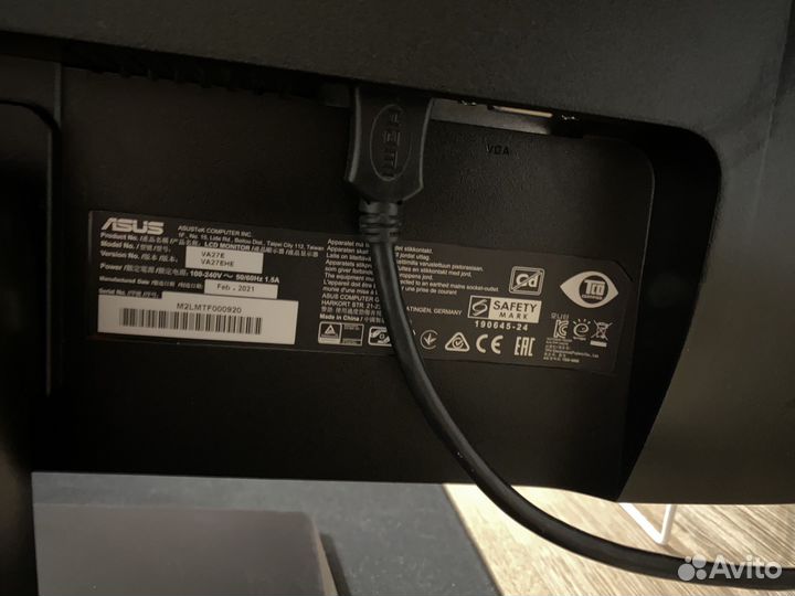 Монитор asus 27