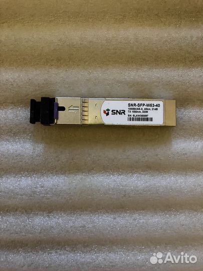 Модуль SFP WDM, до 40км 1550нм SNR-SFP-W53-40