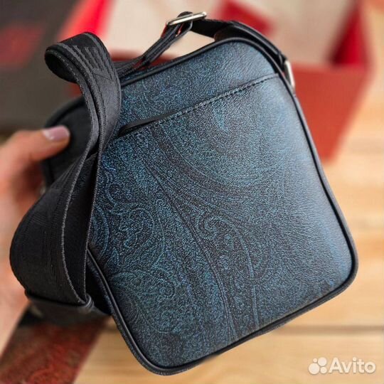 Сумка планшет мужская Etro канва кожа