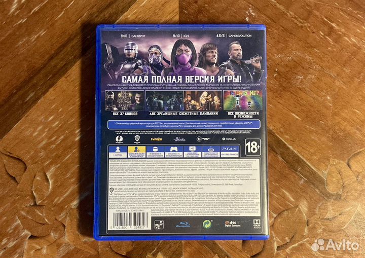 Mortal kombat 11 ultimate ps4 диск