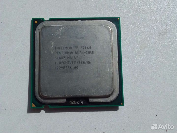 Процессор intel pentium