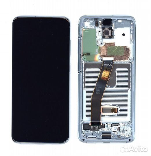 Дисплей Samsung S20 G980F голубой+рамка Orig