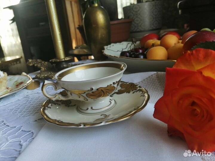 Чайно-кофейная пара. Krister porcelaine manufaktur