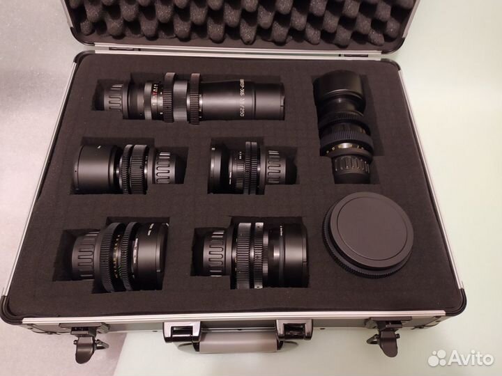 Комплект 7 Объективов с байонетом пл PL
