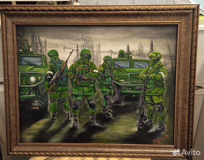 Картина маслом на холсте