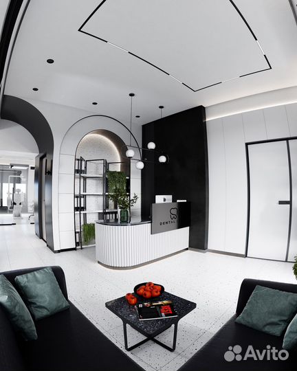 Стойка ресепшн администратора для салона, магазина